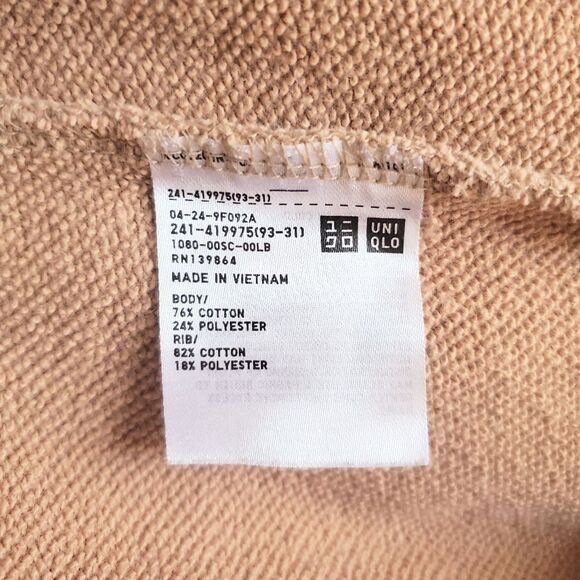 Uniqlo Tan Sweatshirt Size S - Picture 5 of 5